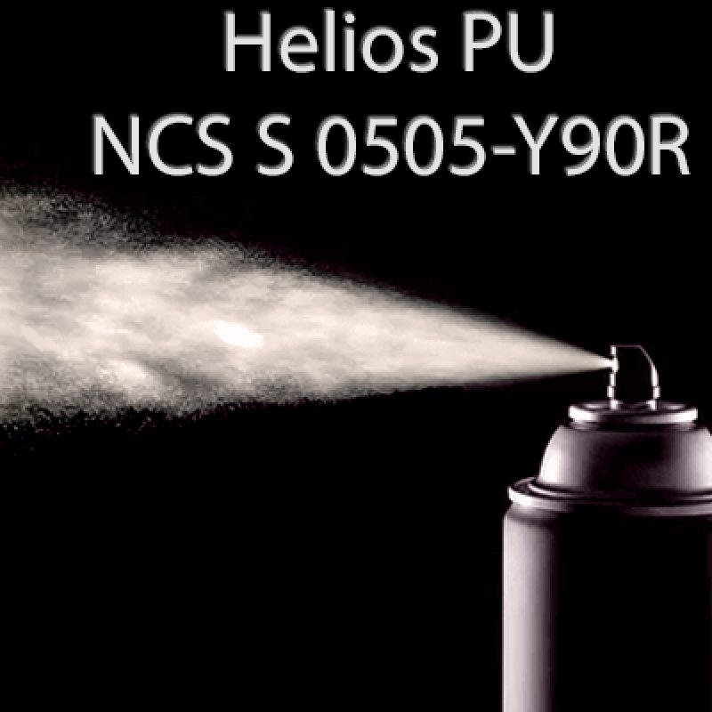 Аерозольна NCS S 0505-Y90R шовковисто матова, 1 компонентна поліуретанова емаль HELIOS PU - 400мл