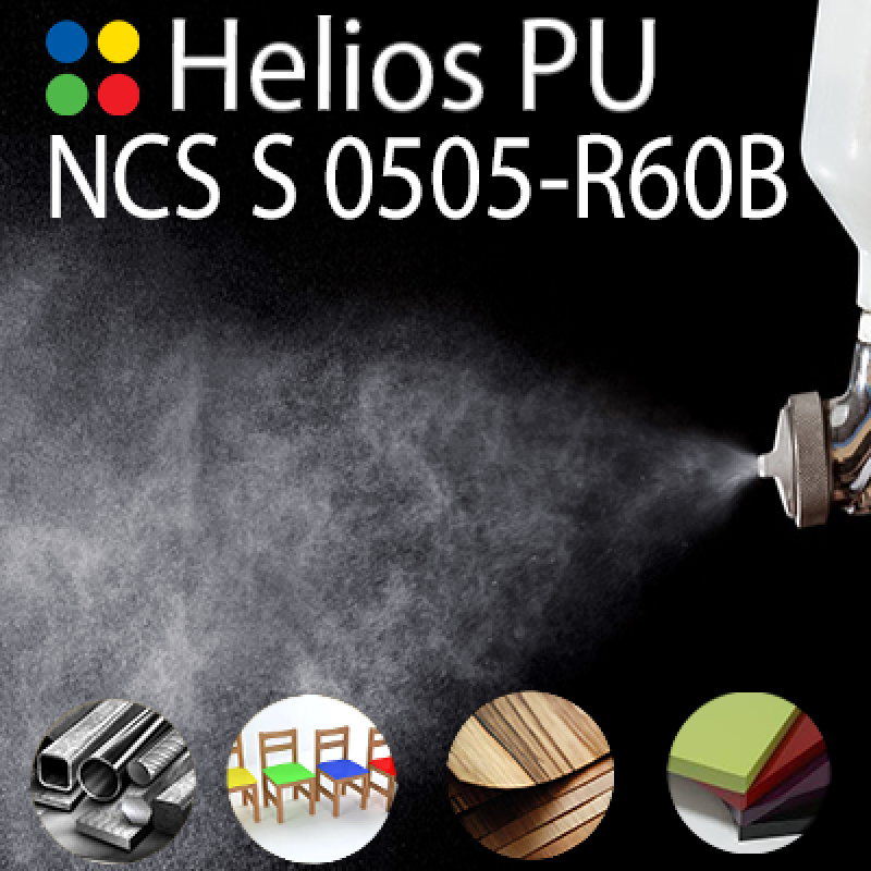 NCS S 0505-R60B шовковисто матова, 1 компонентна високоеластична поліуретанова емаль HELIOS PU - 1кг NCS S 0505-R60B шовковисто матова, 1 компонентна високоеластична поліуретанова емаль HELIOS PU - 1кг