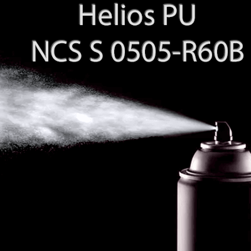 Аерозольна NCS S 0505-R60B шовковисто матова, 1 компонентна поліуретанова емаль HELIOS PU - 400мл