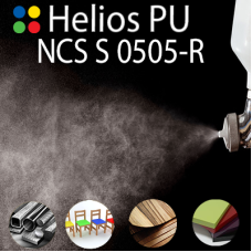 NCS S 0505-R шовковисто матова, 1 компонентна високоеластична поліуретанова емаль HELIOS PU - 1кг