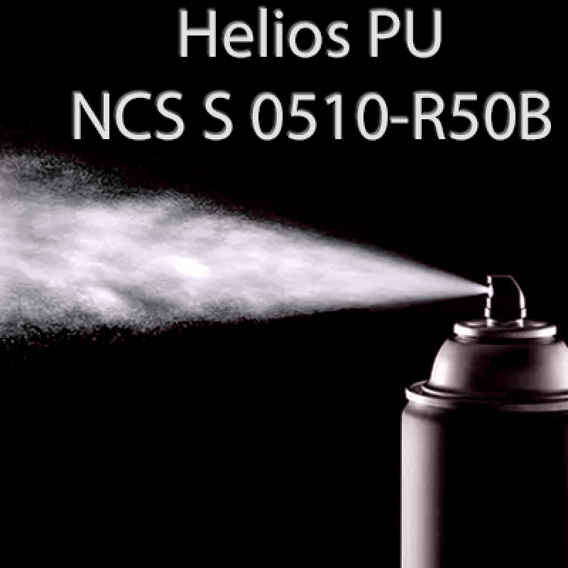 Аерозольна NCS S 0510-R50B шовковисто матова, 1 компонентна поліуретанова емаль HELIOS PU - 400мл