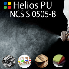 NCS S 0505-B шовковисто матова, 1 компонентна високоеластична поліуретанова емаль HELIOS PU - 1кг