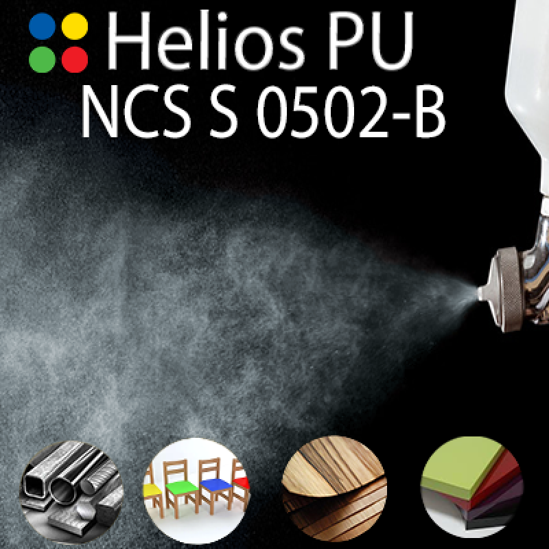 NCS S 0502-B шовковисто матова, 1 компонентна високоеластична поліуретанова емаль HELIOS PU - 1кг NCS S 0502-B шовковисто матова, 1 компонентна високоеластична поліуретанова емаль HELIOS PU - 1кг
