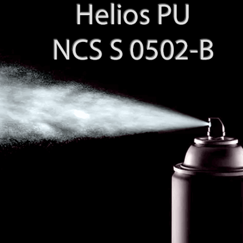 Аерозольна NCS S 0502-B шовковисто матова, 1 компонентна поліуретанова емаль HELIOS PU - 400мл