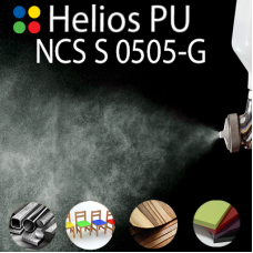 NCS S 0505-G шовковисто матова, 1 компонентна високоеластична поліуретанова емаль HELIOS PU - 1кг