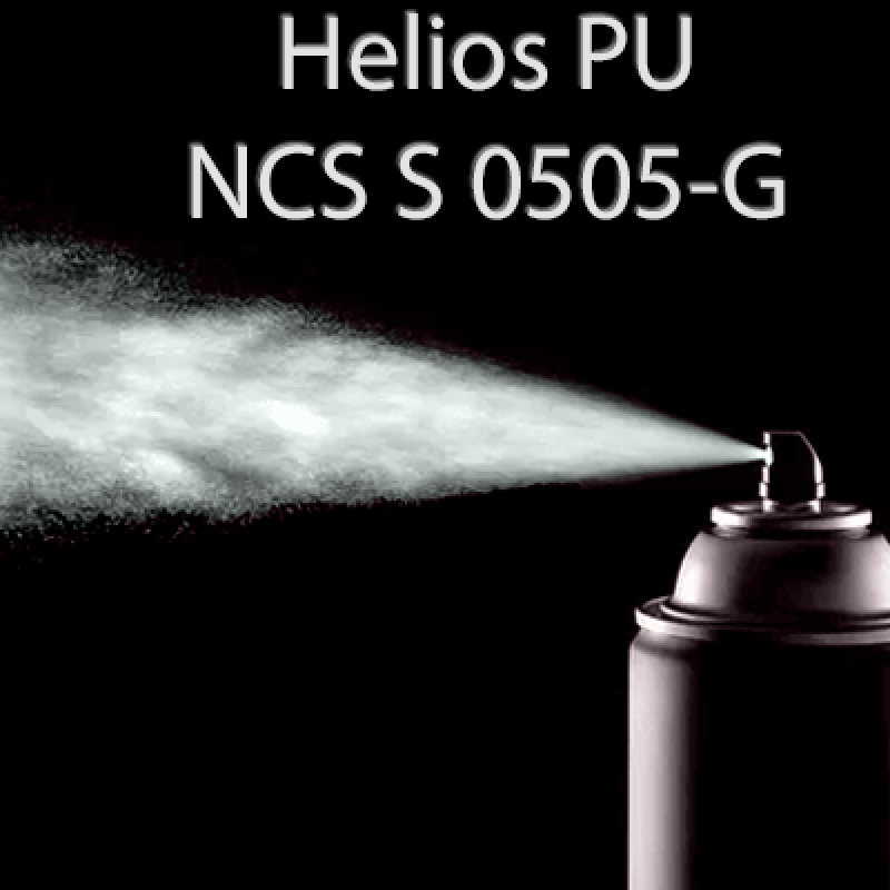 Аерозольна NCS S 0505-G шовковисто матова, 1 компонентна поліуретанова емаль HELIOS PU - 400мл