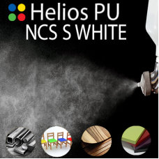 NCS S WHITE шовковисто матова, 1 компонентна високоеластична поліуретанова емаль HELIOS PU - 1кг