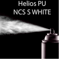 Аерозольна NCS S WHITE шовковисто матова, 1 компонентна поліуретанова емаль HELIOS PU - 400мл