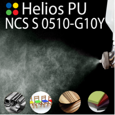 NCS S 0510-G10Y шовковисто матова, 1 компонентна високоеластична поліуретанова емаль HELIOS PU - 1кг