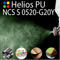 NCS S 0520-G20Y шовковисто матова, 1 компонентна високоеластична поліуретанова емаль HELIOS PU - 1кг