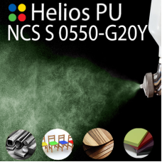NCS S 0550-G20Y шовковисто матова, 1 компонентна високоеластична поліуретанова емаль HELIOS PU - 1кг