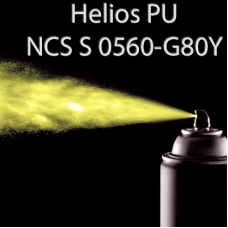 Аерозольна NCS S 0560-G80Y шовковисто матова, 1 компонентна поліуретанова емаль HELIOS PU - 400мл