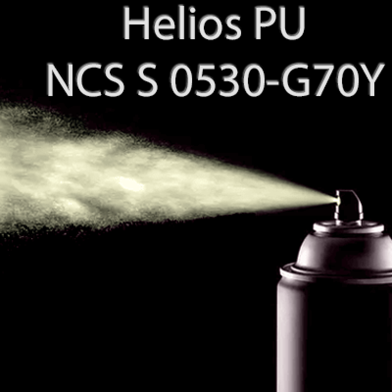 Аерозольна NCS S 0530-G70Y шовковисто матова, 1 компонентна поліуретанова емаль HELIOS PU - 400мл