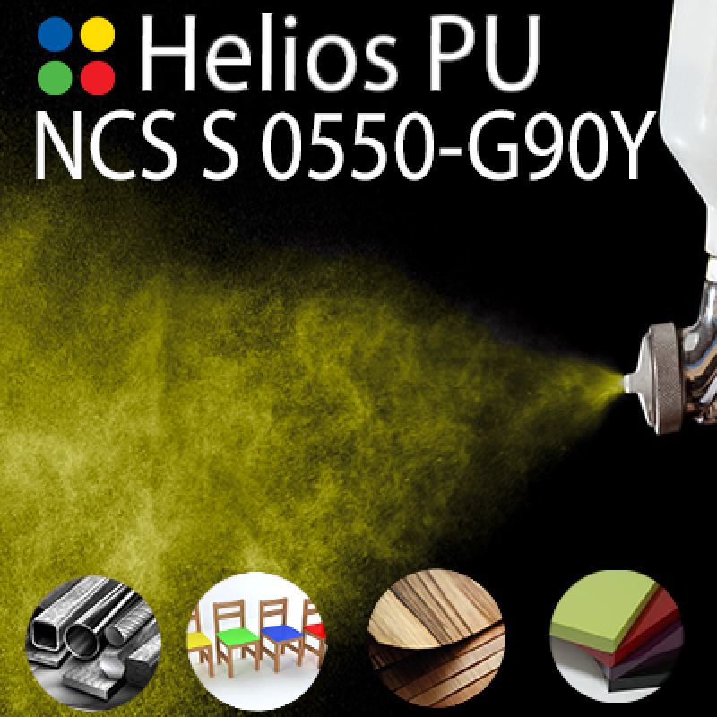 NCS S 0550-G90Y шовковисто матова, 1 компонентна високоеластична поліуретанова емаль HELIOS PU - 1кг NCS S 0550-G90Y шовковисто матова, 1 компонентна високоеластична поліуретанова емаль HELIOS PU - 1кг