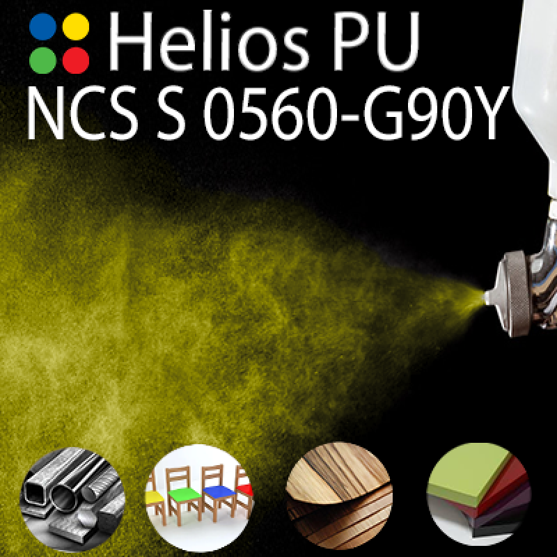 NCS S 0560-G90Y шовковисто матова, 1 компонентна високоеластична поліуретанова емаль HELIOS PU - 1кг NCS S 0560-G90Y шовковисто матова, 1 компонентна високоеластична поліуретанова емаль HELIOS PU - 1кг