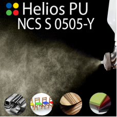 NCS S 0505-Y шовковисто матова, 1 компонентна високоеластична поліуретанова емаль HELIOS PU - 1кг