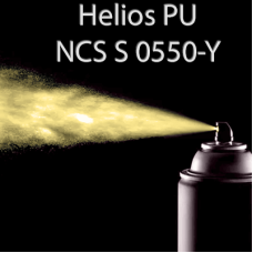 Аерозольна NCS S 0550-Y шовковисто матова, 1 компонентна поліуретанова емаль HELIOS PU - 400мл
