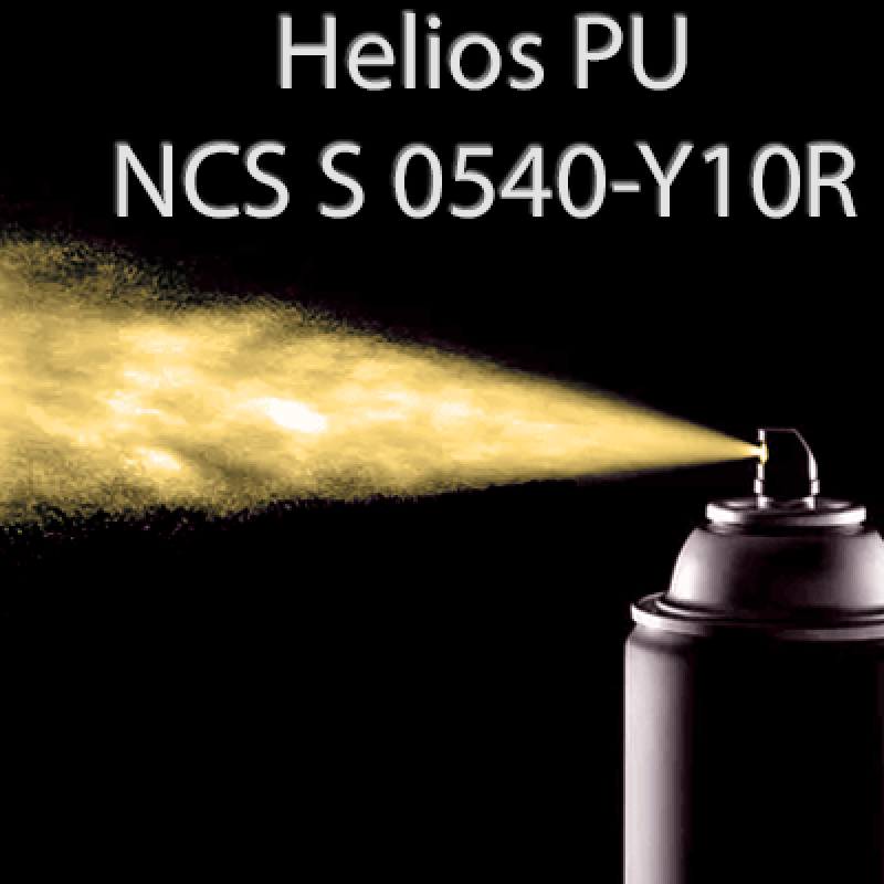 Аерозольна NCS S 0540-Y10R шовковисто матова, 1 компонентна поліуретанова емаль HELIOS PU - 400мл