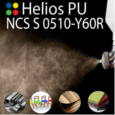 NCS S 0510-Y60R шовковисто матова, 1 компонентна високоеластична поліуретанова емаль HELIOS PU - 1кг
