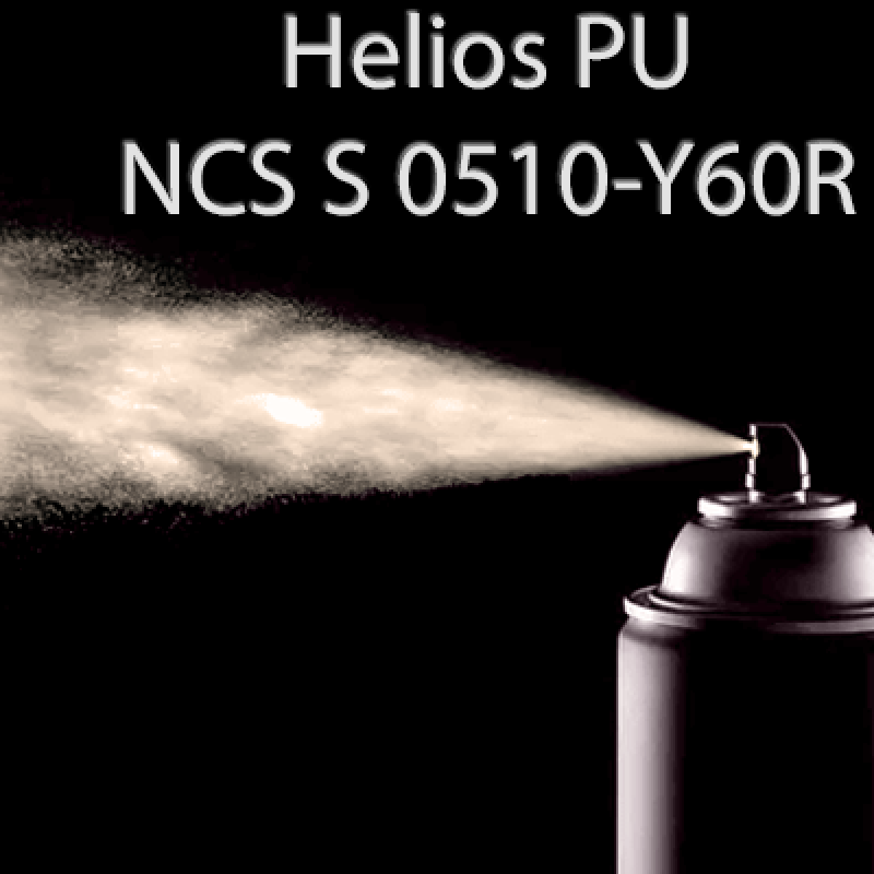 Аерозольна NCS S 0510-Y60R шовковисто матова, 1 компонентна поліуретанова емаль HELIOS PU - 400мл
