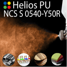 NCS S 0540-Y50R шовковисто матова, 1 компонентна високоеластична поліуретанова емаль HELIOS PU - 1кг