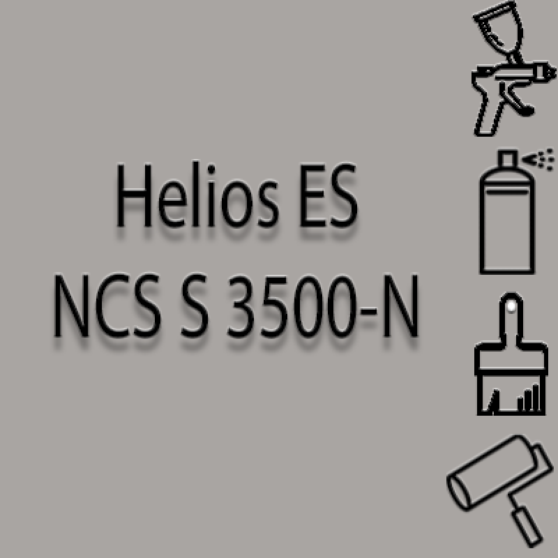 NCS S 3500-N глянцева 1К швидкосохнуча антикорозійна емаль Helios ES - 1л