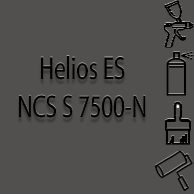 NCS S 7500-N глянцева 1К швидкосохнуча антикорозійна емаль Helios ES - 1л