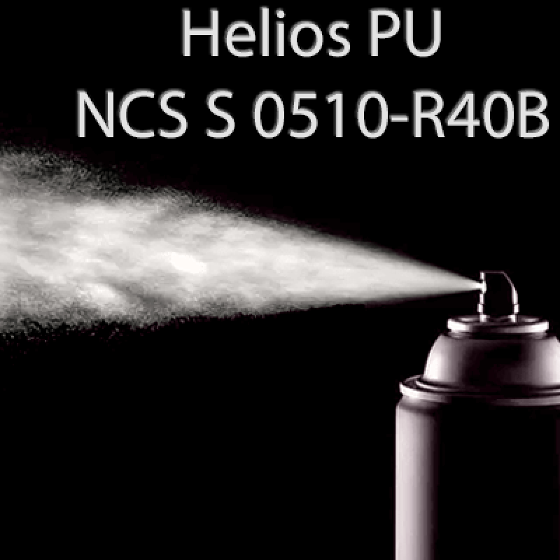 Аерозольна NCS S 0510-R40B шовковисто матова, 1 компонентна поліуретанова емаль HELIOS PU - 400мл