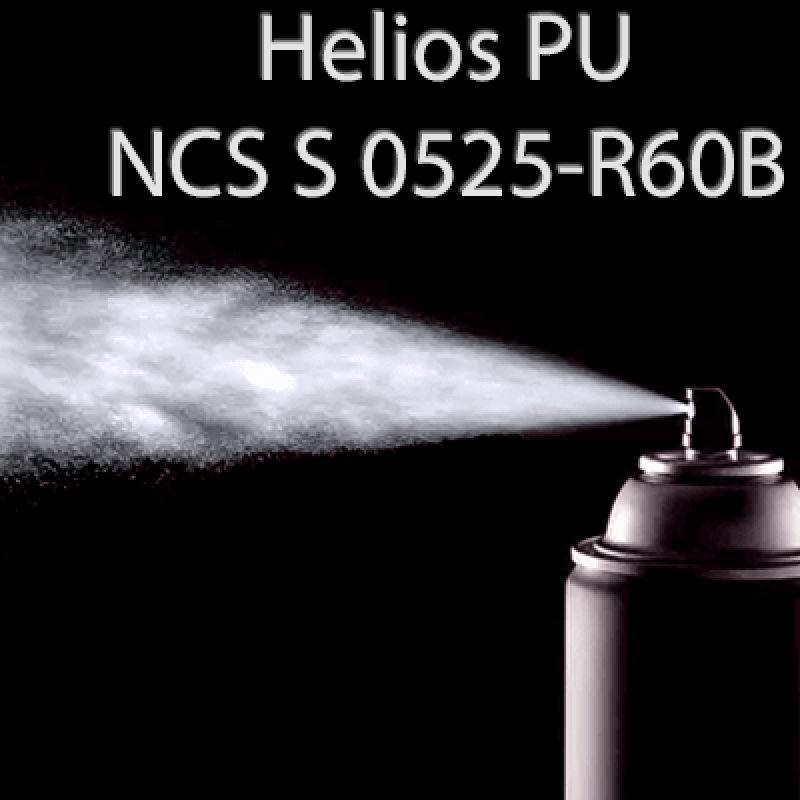 Аерозольна NCS S 0525-R60B шовковисто матова, 1 компонентна поліуретанова емаль HELIOS PU - 400мл