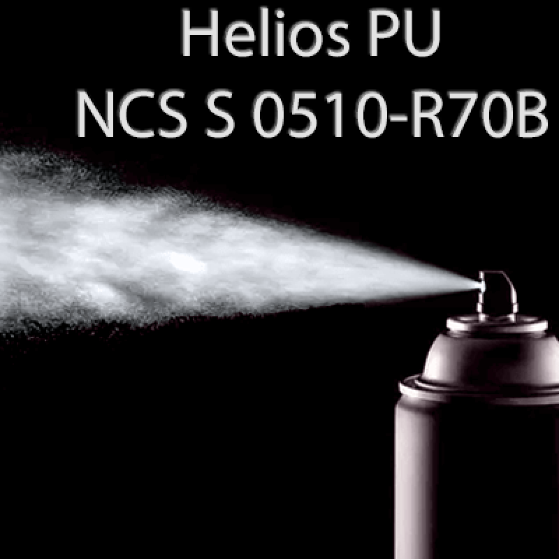 Аерозольна NCS S 0510-R70B шовковисто матова, 1 компонентна поліуретанова емаль HELIOS PU - 400мл