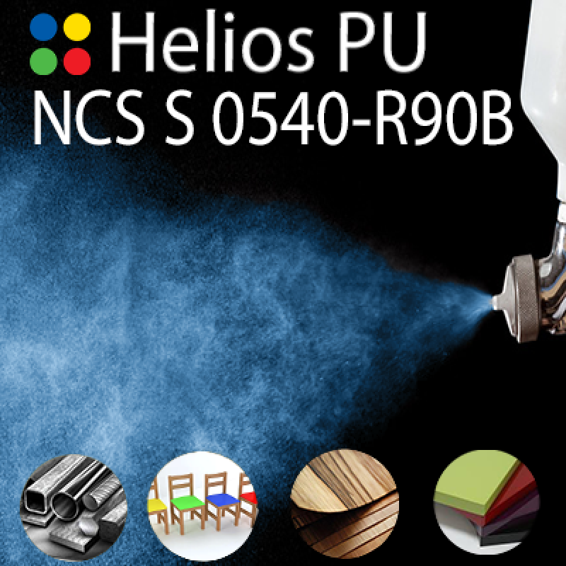 NCS S 0540-R90B шовковисто матова, 1 компонентна високоеластична поліуретанова емаль HELIOS PU - 1кг NCS S 0540-R90B шовковисто матова, 1 компонентна високоеластична поліуретанова емаль HELIOS PU - 1кг