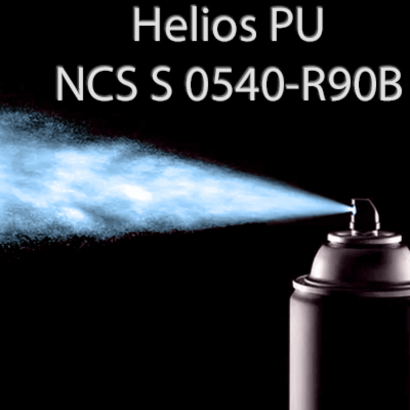 Аерозольна NCS S 0540-R90B шовковисто матова, 1 компонентна поліуретанова емаль HELIOS PU - 400мл