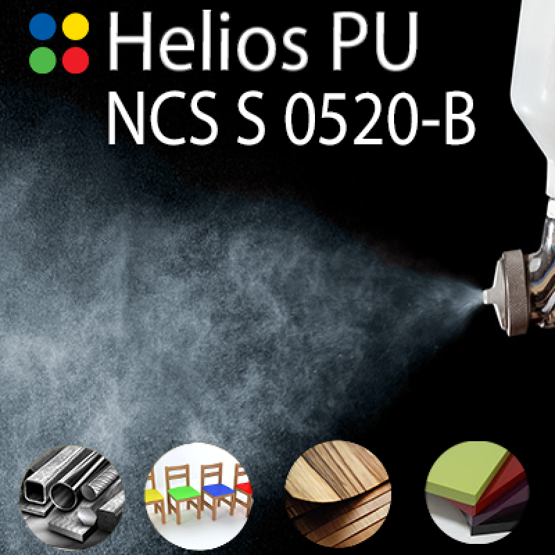 NCS S 0520-B шовковисто матова, 1 компонентна високоеластична поліуретанова емаль HELIOS PU - 1кг NCS S 0520-B шовковисто матова, 1 компонентна високоеластична поліуретанова емаль HELIOS PU - 1кг