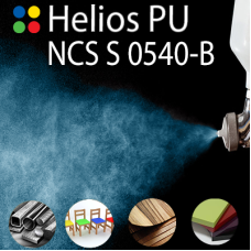 NCS S 0540-B шовковисто матова, 1 компонентна високоеластична поліуретанова емаль HELIOS PU - 1кг
