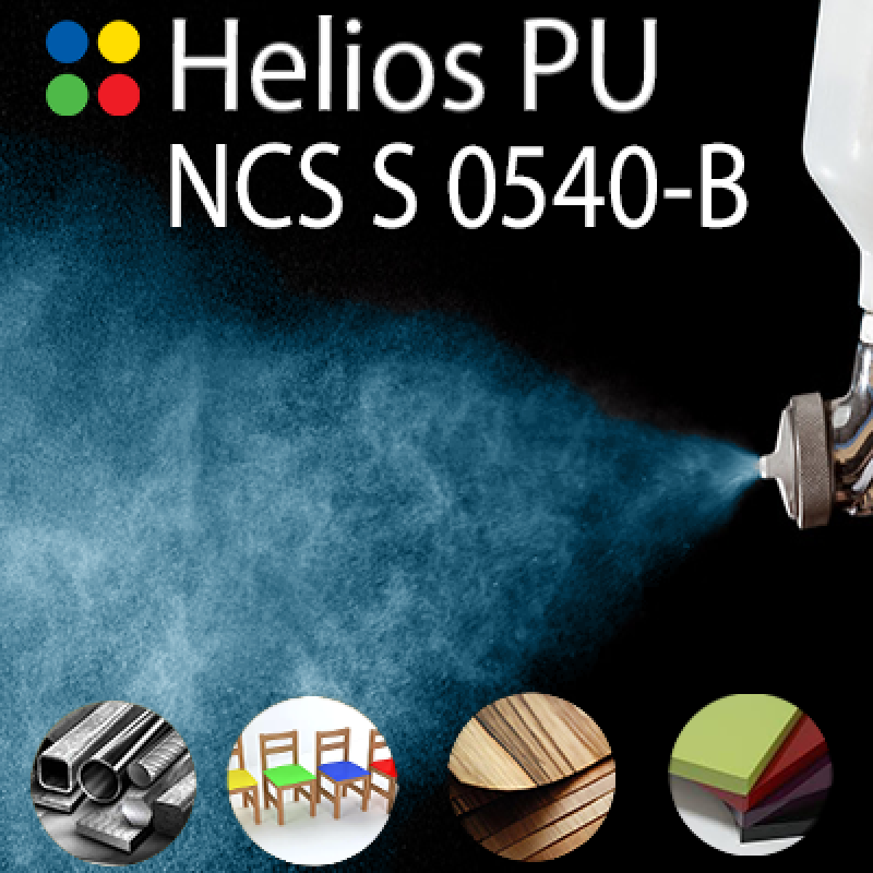 NCS S 0540-B шовковисто матова, 1 компонентна високоеластична поліуретанова емаль HELIOS PU - 1кг NCS S 0540-B шовковисто матова, 1 компонентна високоеластична поліуретанова емаль HELIOS PU - 1кг