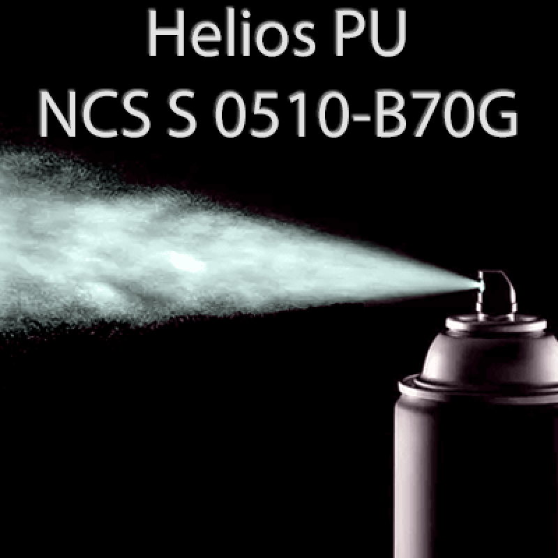 Аерозольна NCS S 0510-B70G шовковисто матова, 1 компонентна поліуретанова емаль HELIOS PU - 400мл
