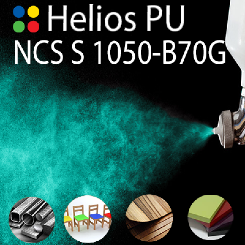 NCS S 1050-B70G шовковисто матова, 1 компонентна високоеластична поліуретанова емаль HELIOS PU - 1кг NCS S 1050-B70G шовковисто матова, 1 компонентна високоеластична поліуретанова емаль HELIOS PU - 1кг