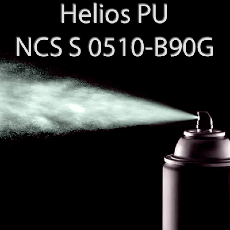 Аерозольна NCS S 0510-B90G шовковисто матова, 1 компонентна поліуретанова емаль HELIOS PU - 400мл