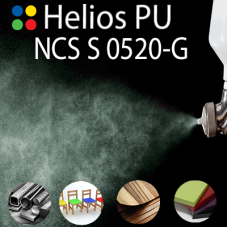 NCS S 0520-G шовковисто матова, 1 компонентна високоеластична поліуретанова емаль HELIOS PU - 1кг