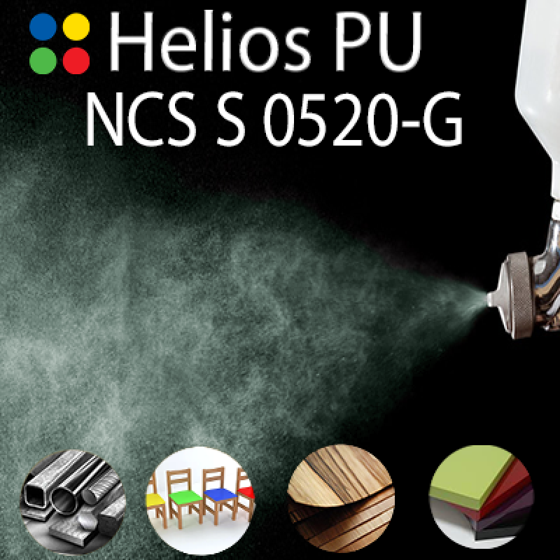 NCS S 0520-G шовковисто матова, 1 компонентна високоеластична поліуретанова емаль HELIOS PU - 1кг NCS S 0520-G шовковисто матова, 1 компонентна високоеластична поліуретанова емаль HELIOS PU - 1кг