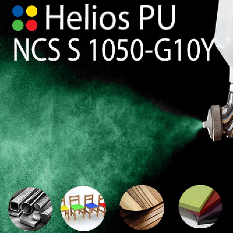 NCS S 1050-G10Y шовковисто матова, 1 компонентна високоеластична поліуретанова емаль HELIOS PU - 1кг NCS S 1050-G10Y шовковисто матова, 1 компонентна високоеластична поліуретанова емаль HELIOS PU - 1кг