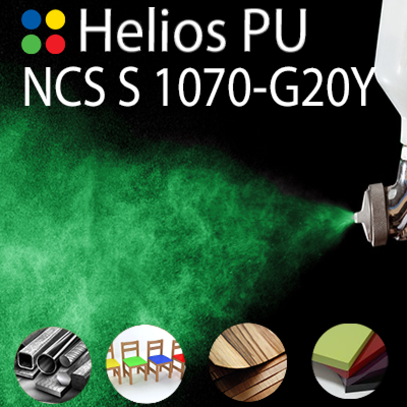 NCS S 1070-G20Y шовковисто матова, 1 компонентна високоеластична поліуретанова емаль HELIOS PU - 1кг NCS S 1070-G20Y шовковисто матова, 1 компонентна високоеластична поліуретанова емаль HELIOS PU - 1кг