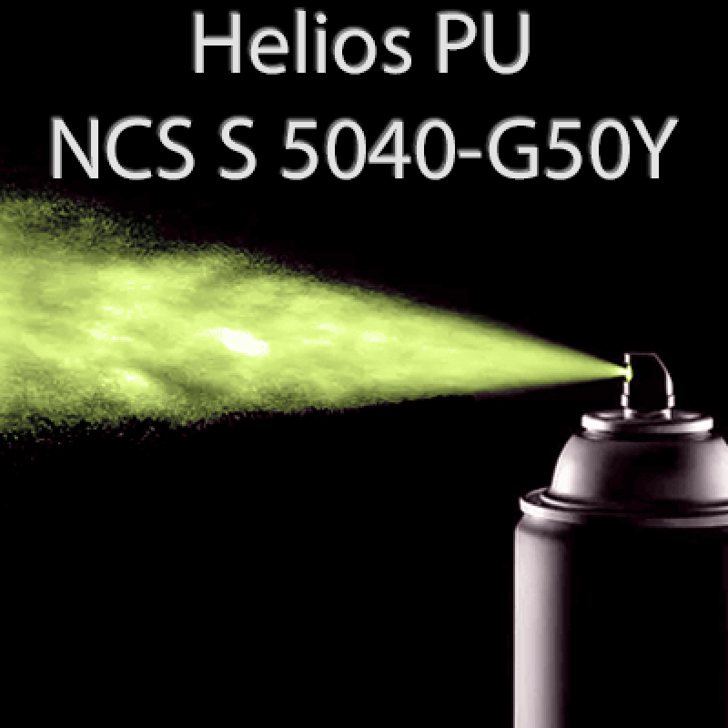 Аерозольна NCS S 5040-G50Y шовковисто матова, 1 компонентна поліуретанова емаль HELIOS PU - 400мл