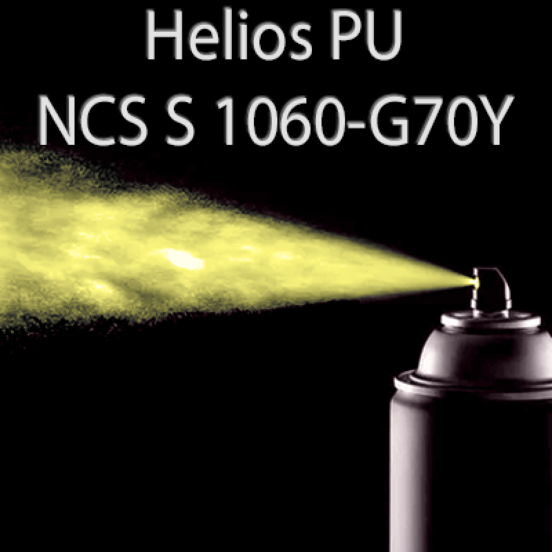 Аерозольна NCS S 1060-G70Y шовковисто матова, 1 компонентна поліуретанова емаль HELIOS PU - 400мл Аерозольна NCS S 1060-G70Y шовковисто матова, 1 компонентна поліуретанова емаль HELIOS PU - 400мл