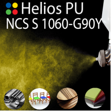 NCS S 1060-G90Y шовковисто матова, 1 компонентна високоеластична поліуретанова емаль HELIOS PU - 1кг