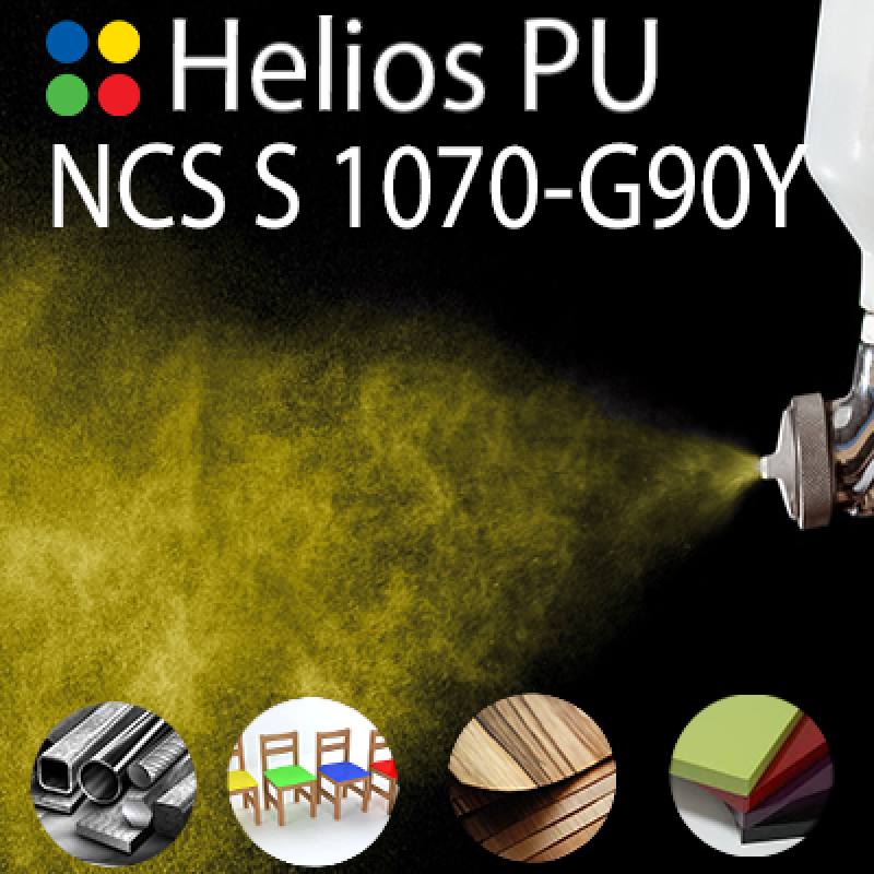 NCS S 1070-G90Y шовковисто матова, 1 компонентна високоеластична поліуретанова емаль HELIOS PU - 1кг NCS S 1070-G90Y шовковисто матова, 1 компонентна високоеластична поліуретанова емаль HELIOS PU - 1кг