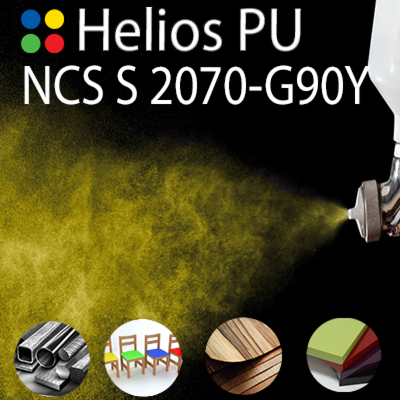NCS S 2070-G90Y шовковисто матова, 1 компонентна високоеластична поліуретанова емаль HELIOS PU - 1кг NCS S 2070-G90Y шовковисто матова, 1 компонентна високоеластична поліуретанова емаль HELIOS PU - 1кг