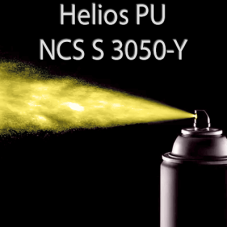 Аерозольна NCS S 3050-Y шовковисто матова, 1 компонентна поліуретанова емаль HELIOS PU - 400мл