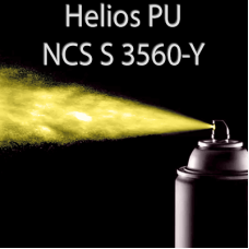 Аерозольна NCS S 3560-Y шовковисто матова, 1 компонентна поліуретанова емаль HELIOS PU - 400мл