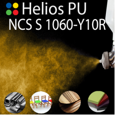 NCS S 1060-Y10R шовковисто матова, 1 компонентна високоеластична поліуретанова емаль HELIOS PU - 1кг